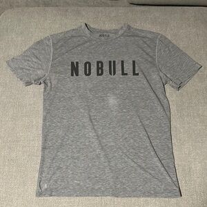 NOBULL Gray Short Sleeve Tees Athletic Wear